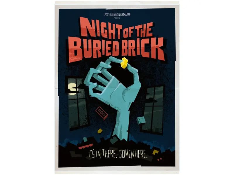 LEGO 5008243 Night of the Buried Brick Halloween Poster