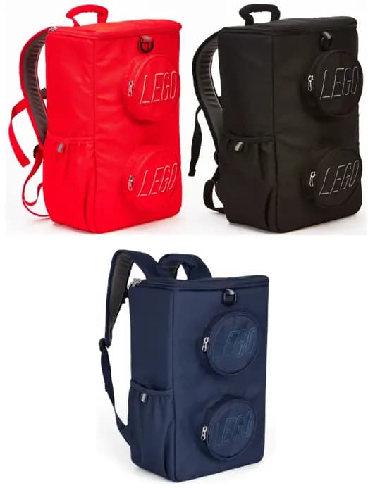 LEGO 5008744 1 x 2 Brick Backpack Cooler (All Colors)