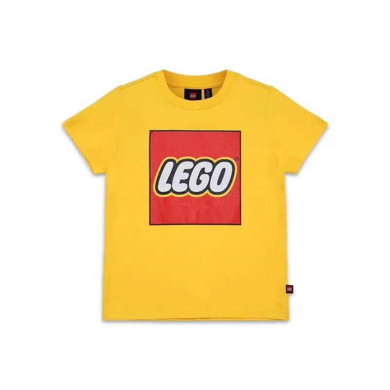 LEGO 5009094 Dziecięca koszulka z krótkim rękawem i logo — żółta