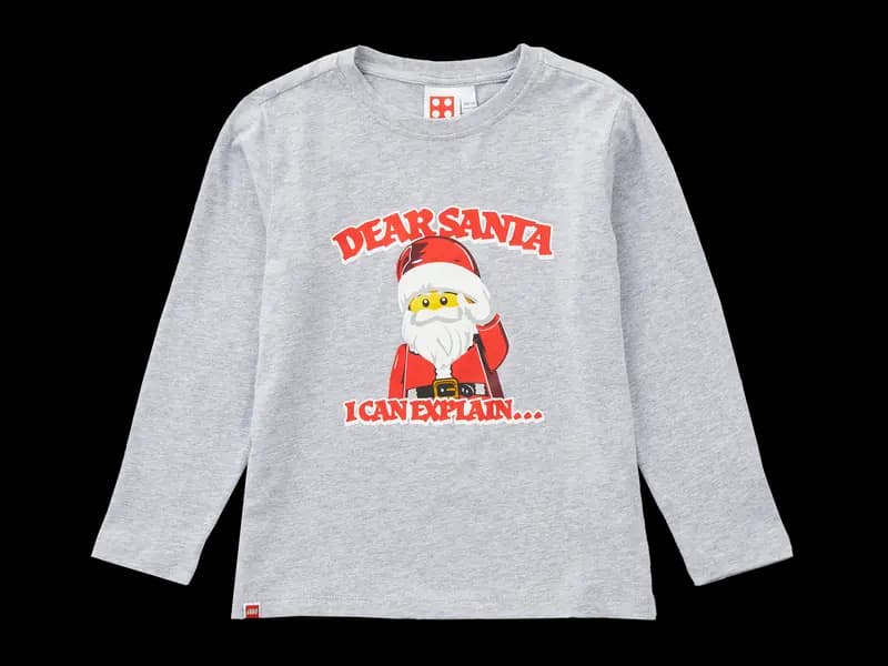LEGO 5009133 Kids' Long Sleeve Dear Santa T-Shirt