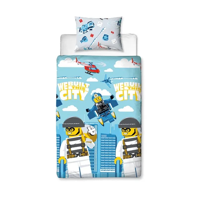 LEGO 5056197129517 City Police on the Run Duvet Set