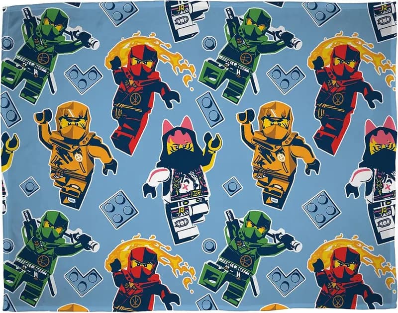 LEGO 5063852332960 Ninjago: Dragons Rising Fleece Blanket