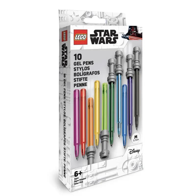 LEGO 53116 Lightsaber Gel Pen Multipack - 10 Pack