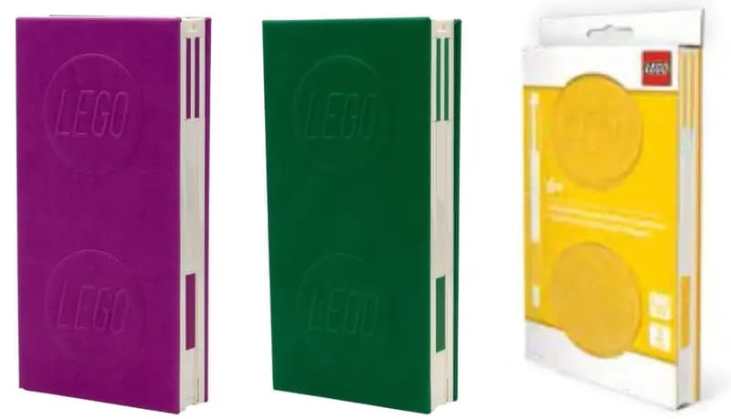LEGO 53592 Locking Notebook with Gel Pen 1 x 2 (All Colors)
