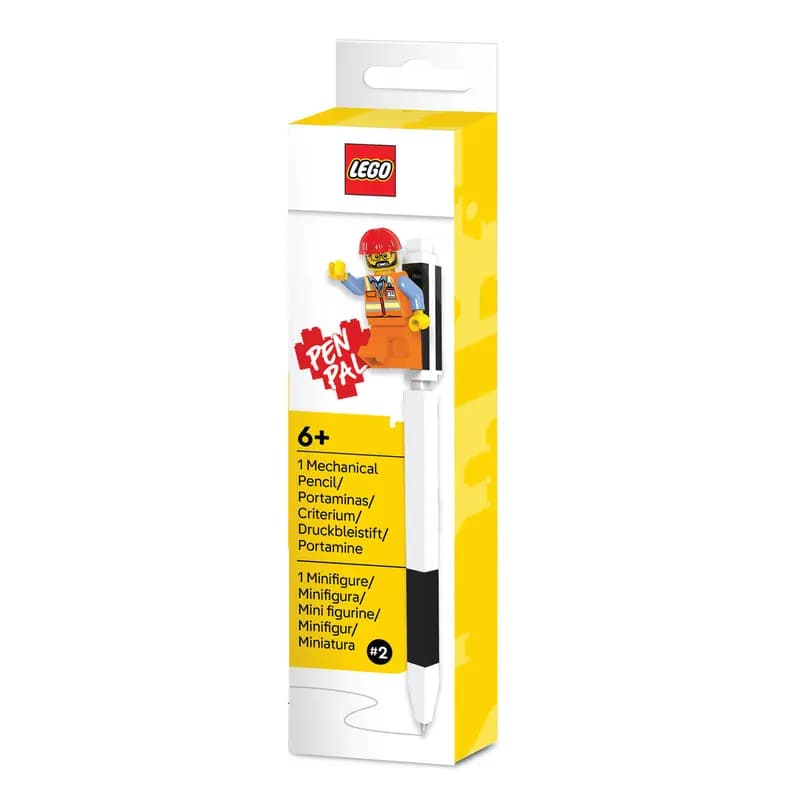 LEGO 53705 Pen Pal Mechanical Pencil with Construction Worker Minifigure