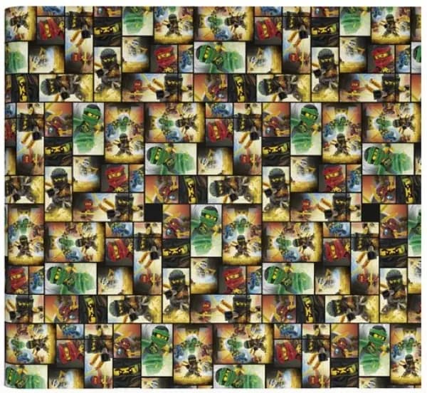 LEGO 5410574466679 Ninjago Master Wu Wrapping Paper
