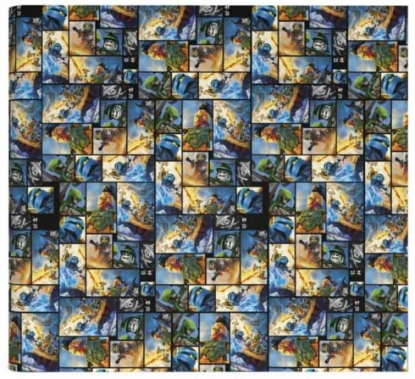 LEGO 5410574466686 Ninjago Lightning Battle Wrapping Paper