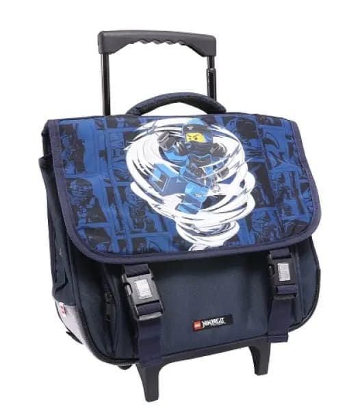 LEGO 5711013074340 Ninjago Spinjitzu Jay School Bag Trolley