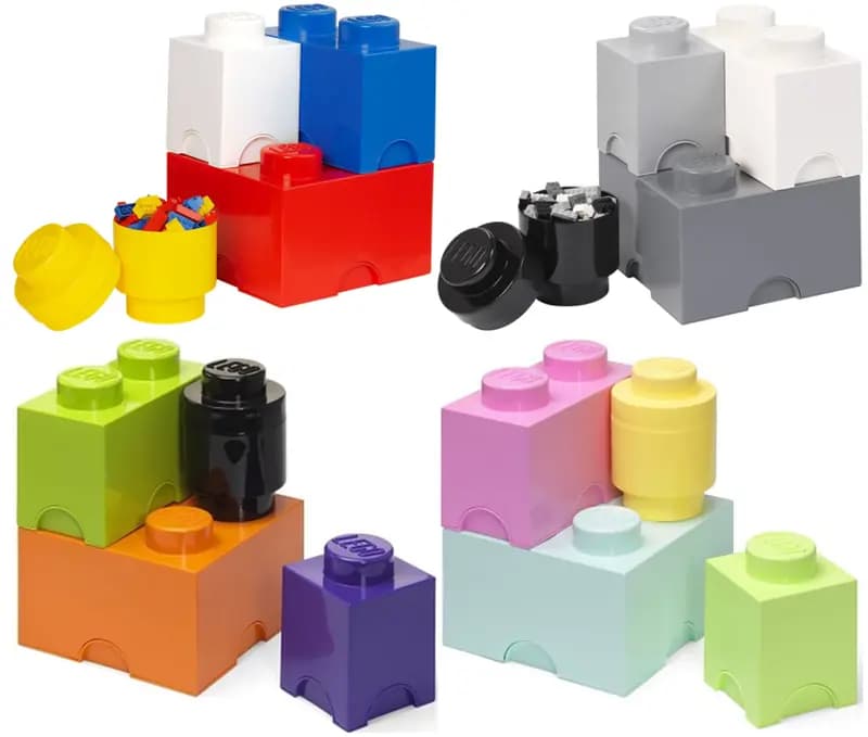 LEGO 5711938248468 Storage Brick Multi-Pack 4 Pieces (All Colors)