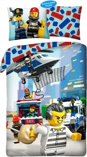 LEGO 5902729045445 City Crook Duvet Set