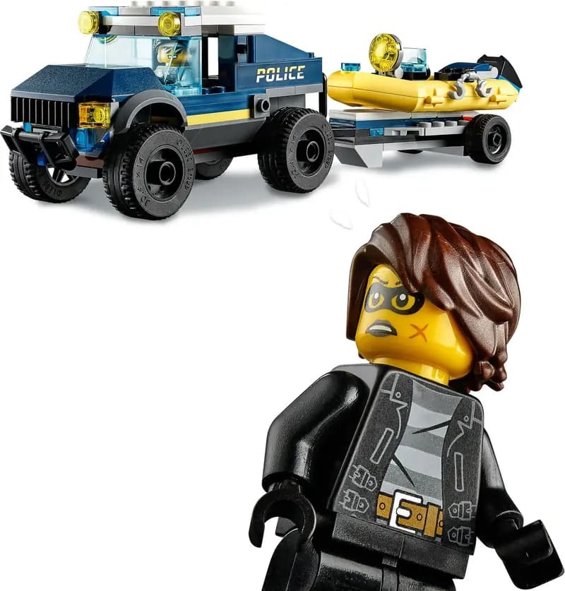 LEGO 60272 Transport łodzi policji specjalnej