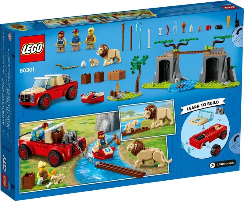 LEGO 60301 Terenówka ratowników dzikich zwierząt