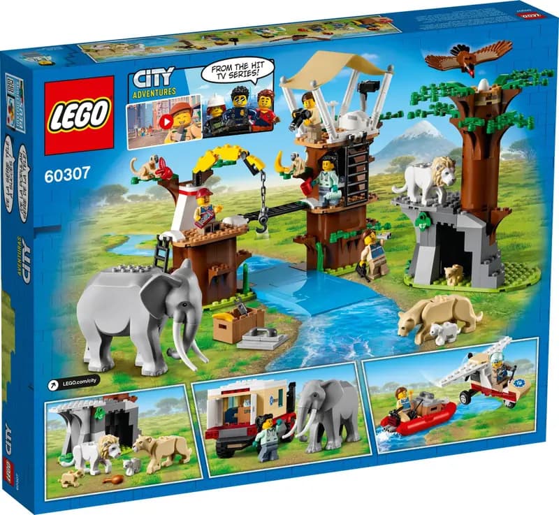 LEGO 60307 Obóz ratowników dzikich zwierząt