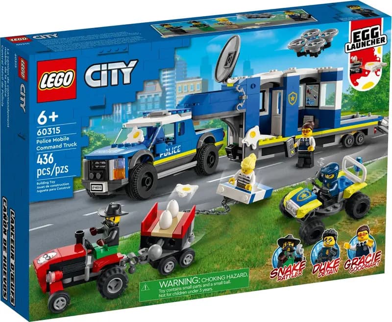LEGO 60315 Mobilne centrum dowodzenia policji