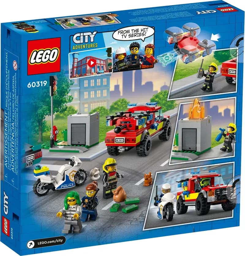 LEGO 60319 Akcja strażacka i policyjny pościg