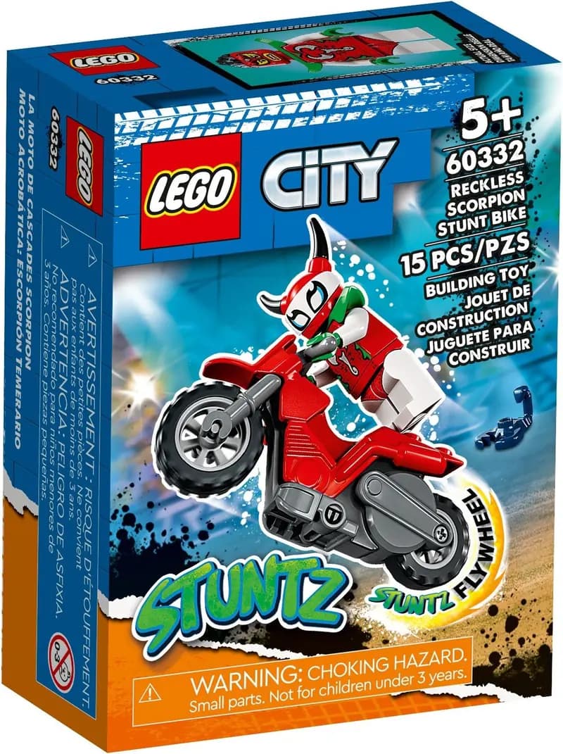 LEGO 60332 Motocykl kaskaderski brawurowego skorpiona