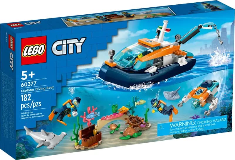 LEGO 60377 Łódź do nurkowania badacza