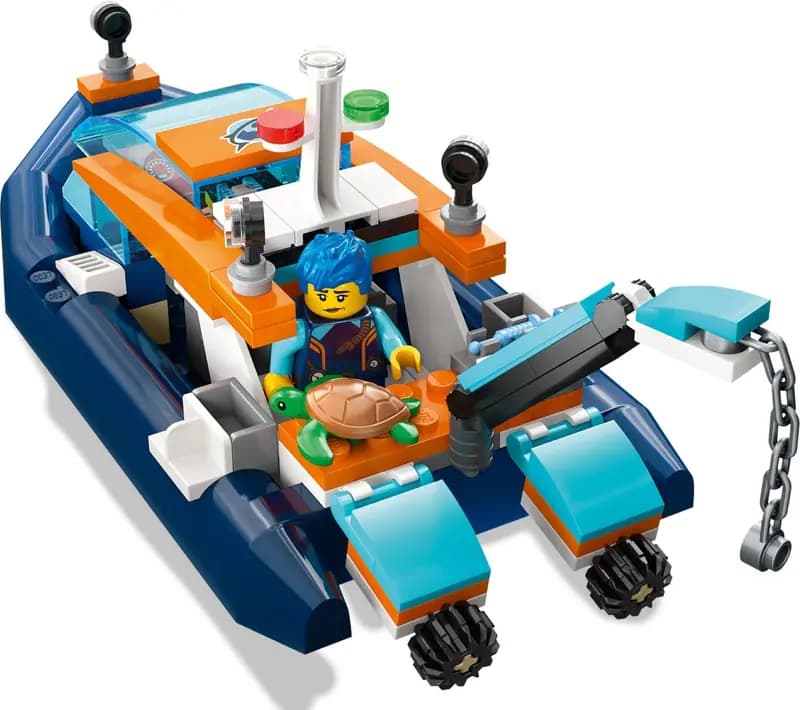 LEGO 60377 Łódź do nurkowania badacza