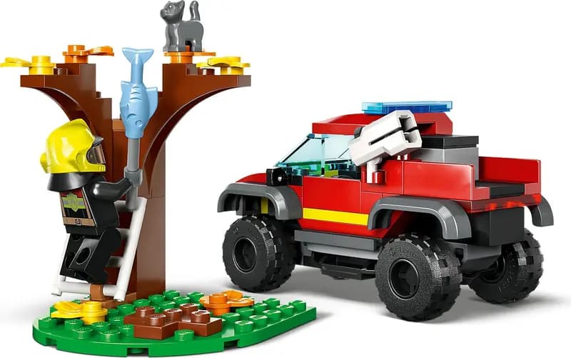 LEGO 60393 Wóz strażacki 4x4 – misja ratunkowa