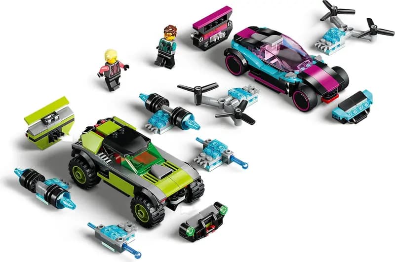 LEGO 60396 Podrasowane samochody wyścigowe