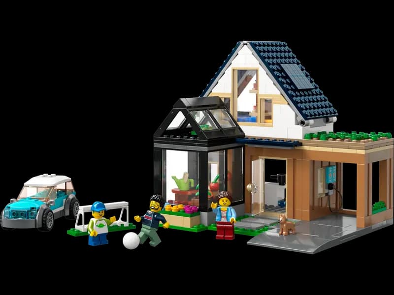 LEGO 60398 Domek rodzinny i samochód elektryczny