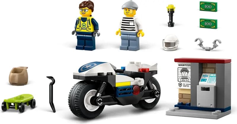 LEGO 60455 Pościg na motocyklu policyjnym