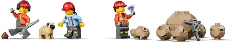 LEGO 60494 Wywrotka i ładowarka czołowa