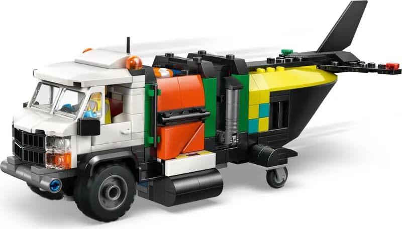 LEGO 60505 Zestaw z samolotem, ciężarówką serwisową i poduszkowcem