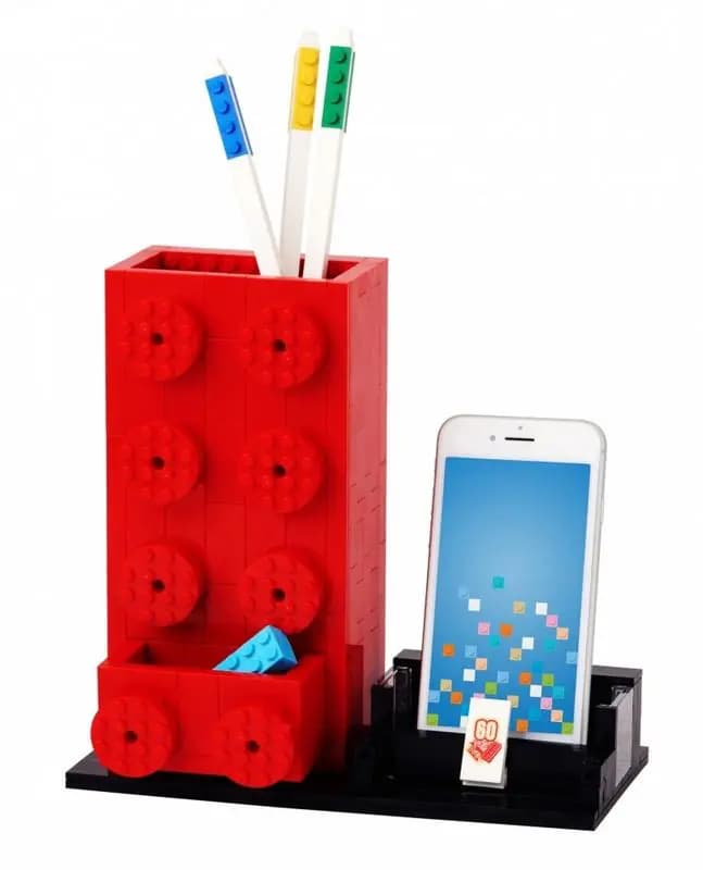 LEGO 6258618 60th Anniversary Red Pencil Pot