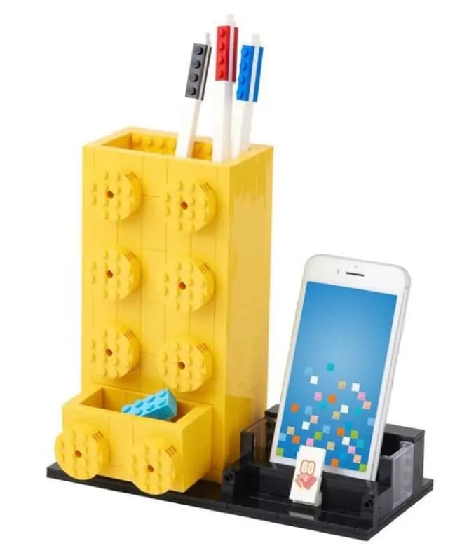 LEGO 6258619 60th Anniversary Yellow Pencil Pot