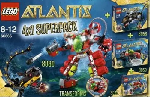 LEGO 66365 Atlantis 4 in 1 Super Pack