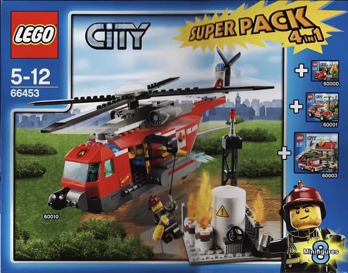 LEGO 66453 City Super Pack 4 in 1