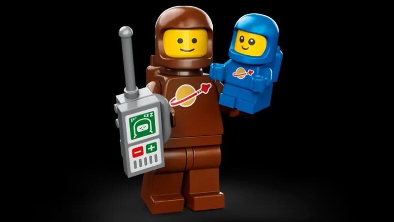LEGO 71037 Brown Astronaut and Spacebaby