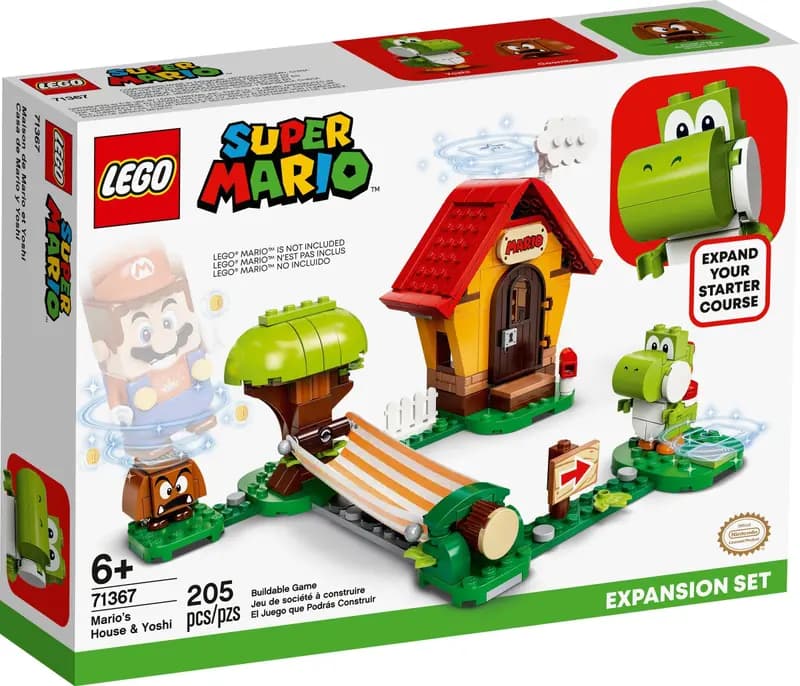 LEGO 71367 Yoshi i dom Mario - zestaw rozszerzający