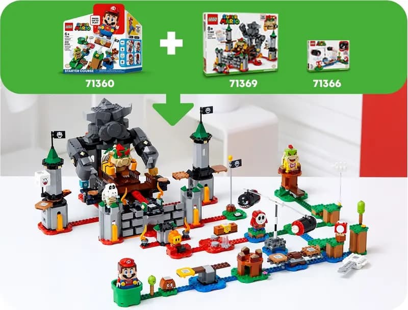 LEGO 71369 Walka w zamku Bowsera - zestaw rozszerzający