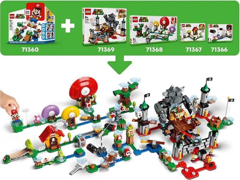 LEGO 71377 King Boo i nawiedzone podwórze - zestaw rozszerzający