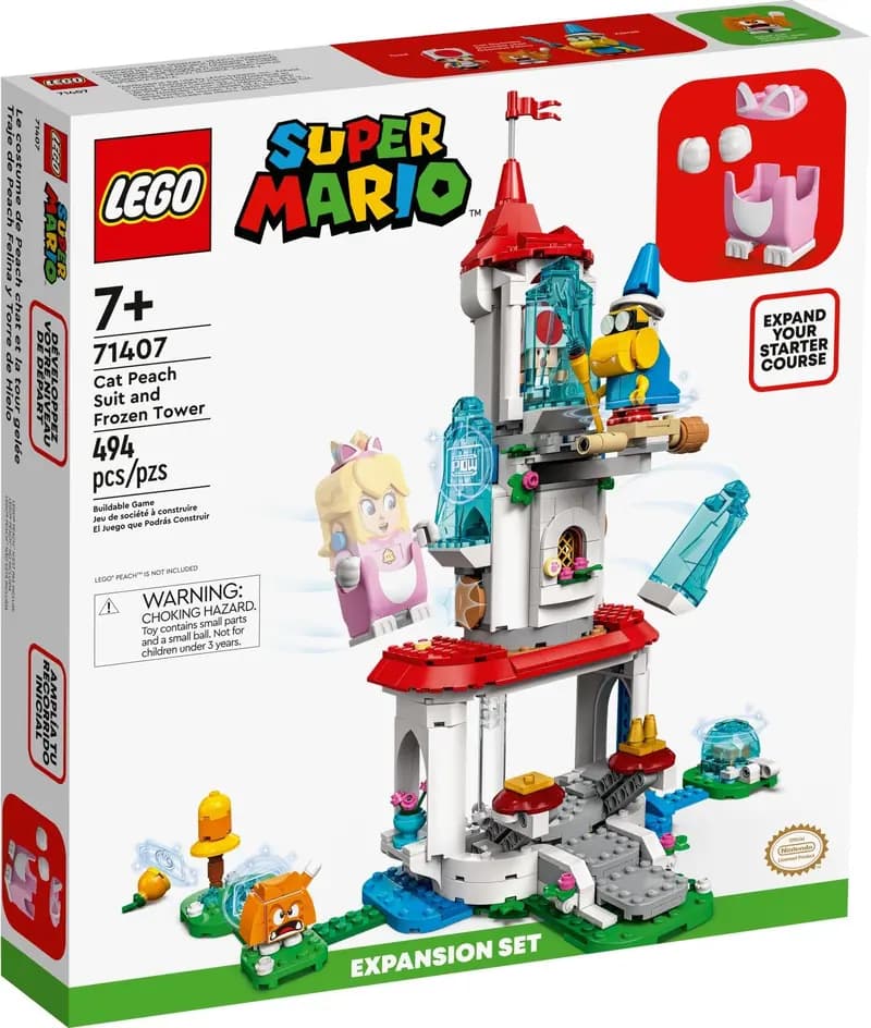 LEGO 71407 Cat Peach i lodowa wieża - zestaw rozszerzający