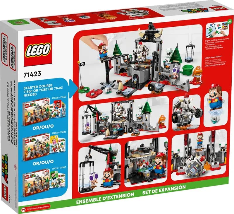 LEGO 71423 Walka w zamku Dry Bowsera - zestaw rozszerzający