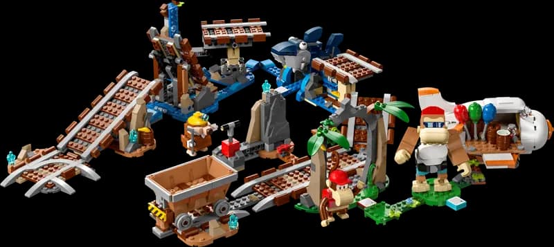 LEGO 71425 Przejażdżka wagonikiem Diddy Konga — zestaw rozszerzający