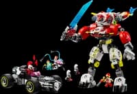LEGO 71497 Tygrysi mech Coopera i hot rod Zero