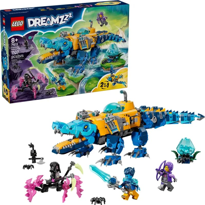 LEGO 71512 Krokodylołódź podwodna