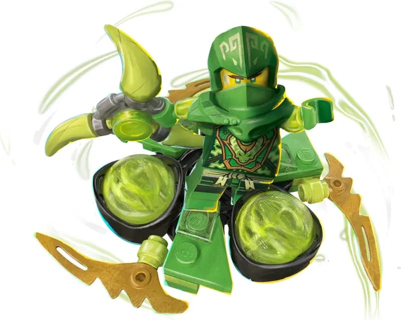 LEGO 71779 Smocza moc Lloyda - obrót spinjitzu