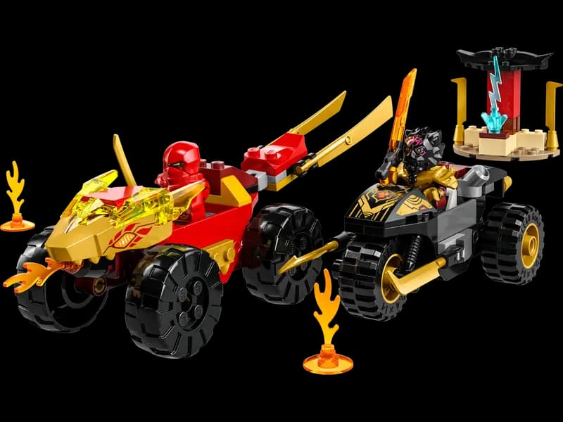 LEGO 71789 Bitwa samochodowo-motocyklowa między Kaiem a Rasem