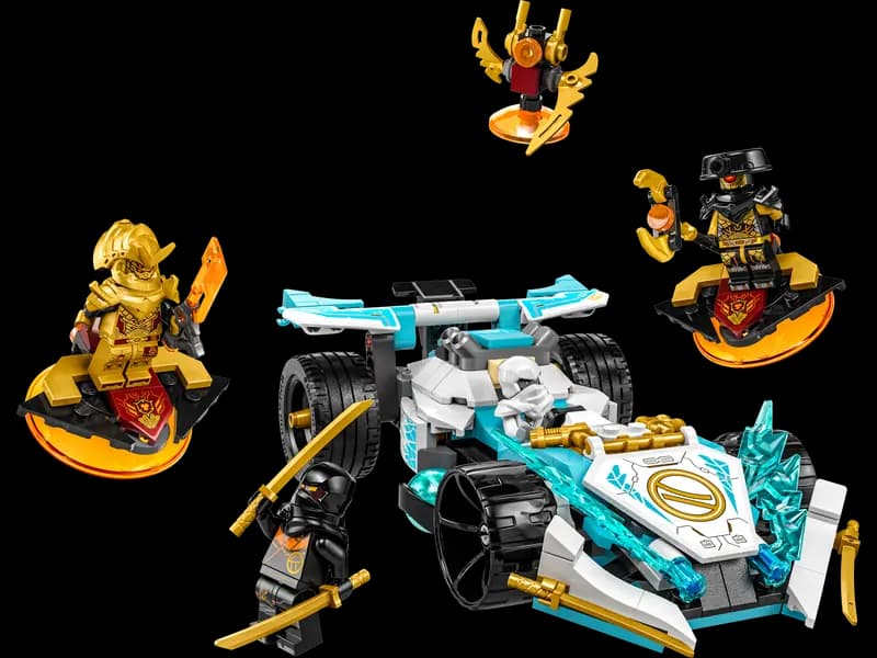 LEGO 71791 Smocza moc Zane’a — wyścigówka spinjitzu