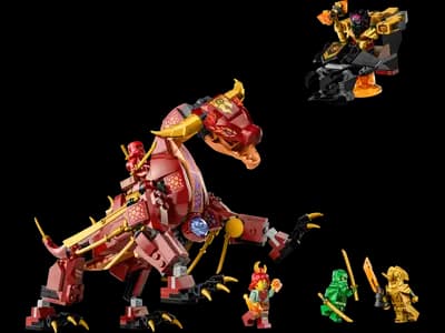 LEGO 71793 Lawowy smok zmieniający się w falę ognia