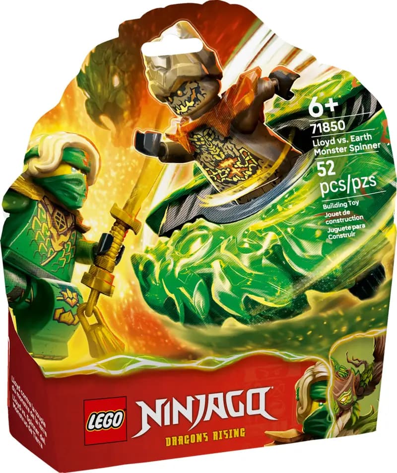 LEGO 71850 Lloyd kontra ziemny potwór na spinnerze