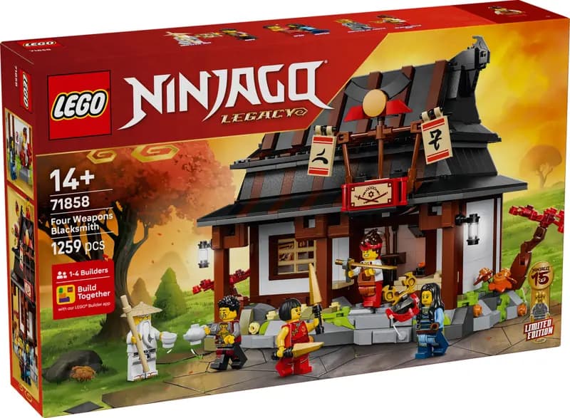 LEGO 71858 Kuźnia Cztery Bronie - 15-lecie