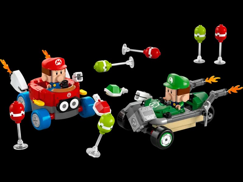 LEGO 72034 Mario Kart™ – Baby Mario kontra Baby Luigi