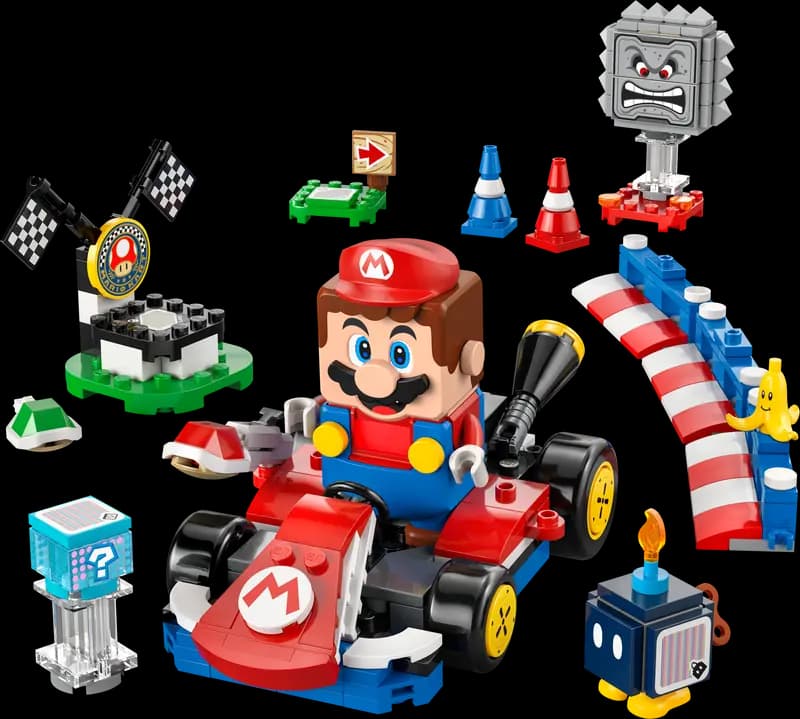 LEGO 72043 Mario Kart™ — Interaktywna figurka LEGO® Mario™ i Standard Kart