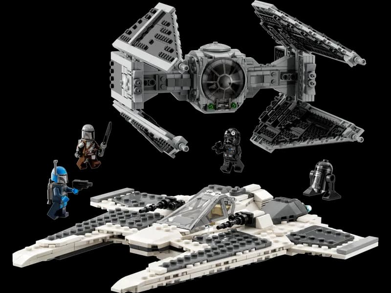 LEGO 75348 Mandaloriański myśliwiec Fang Fighter kontra TIE Interceptor™